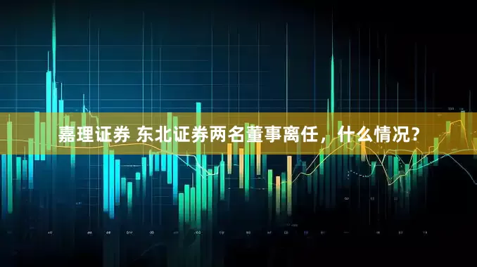 嘉理证券 东北证券两名董事离任，什么情况？