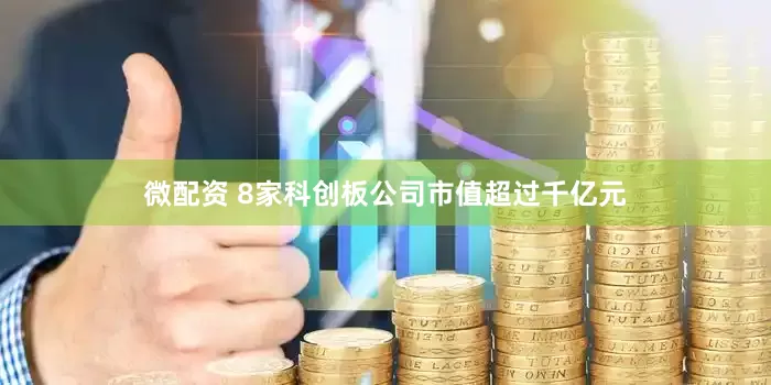 微配资 8家科创板公司市值超过千亿元