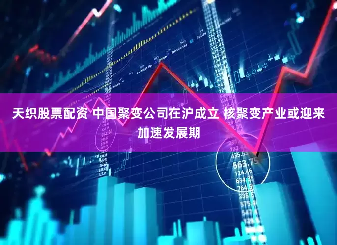 天织股票配资 中国聚变公司在沪成立 核聚变产业或迎来加速发展期