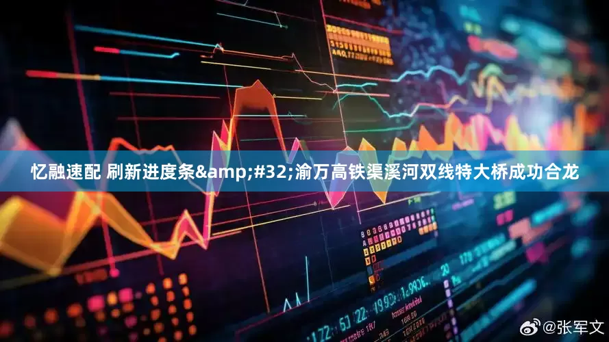 忆融速配 刷新进度条&#32;渝万高铁渠溪河双线特大桥成功合龙