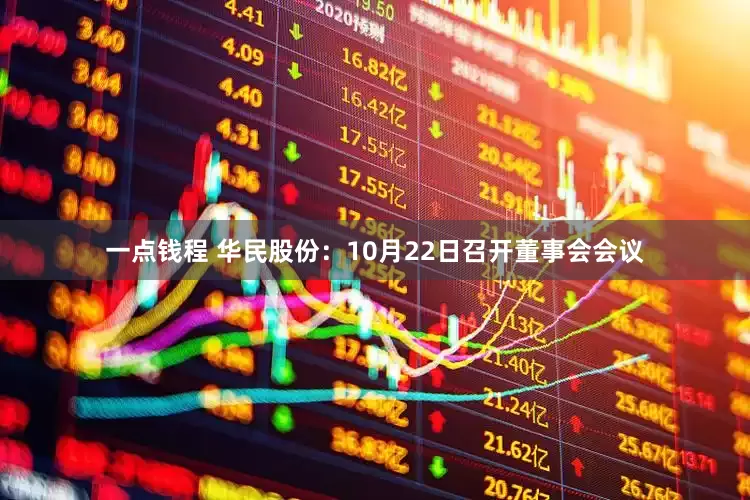 一点钱程 华民股份:10月22日召开董事会会议